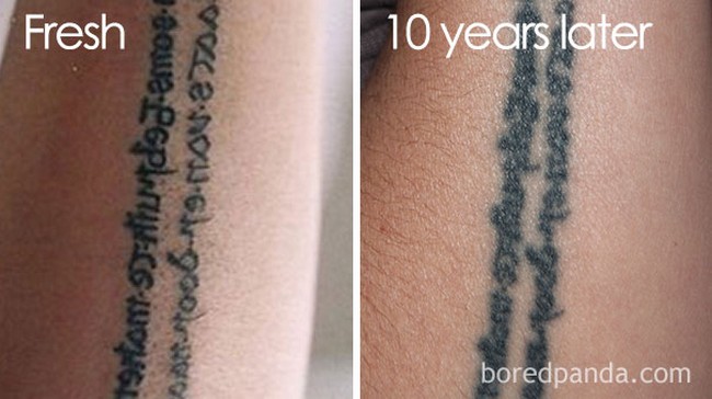 Lūk, kāpēc tetovējumi ir muļķīgi tagad un neglīti pēc tam! Iespējams, tas liks jums pārdomāt…