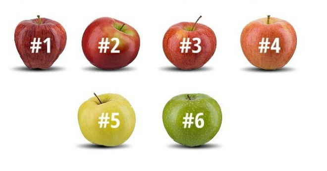 Izvēlieties ābolu, kuru jūs noteikti apēstu, un uzziniet par sevi daudz ko jaunu!