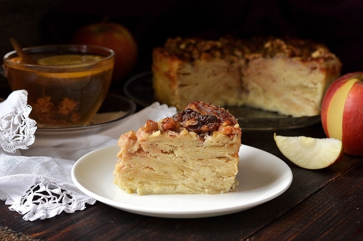 “Neredzamais” ābolu pīrāgs! Šo recepti atradu vecmāmiņas kladē