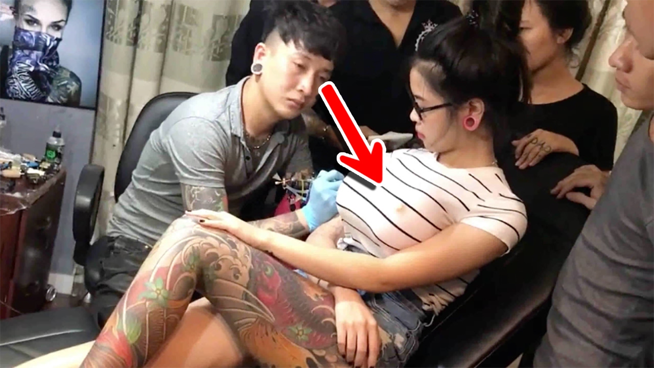 Gadījums tetovēšanas salonā: meistars darīja savu darbu, kad pēkšņi noticis kas negaidīts!